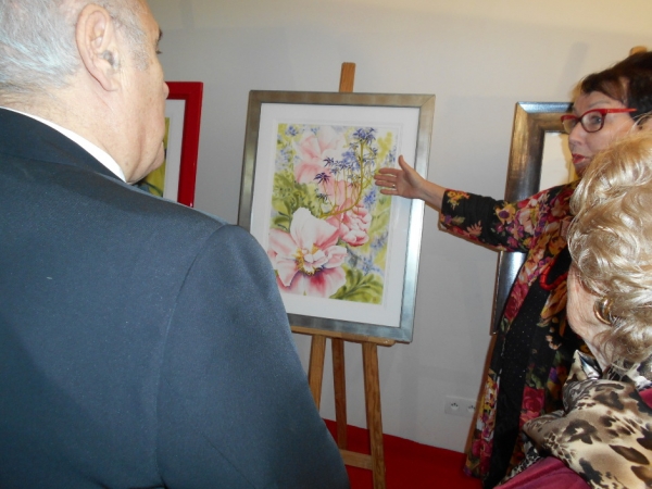 ■CANNES 2020 Annie d'Herpin, peintre aquarelliste, présente les tableaux de son Exposition-Hommage 