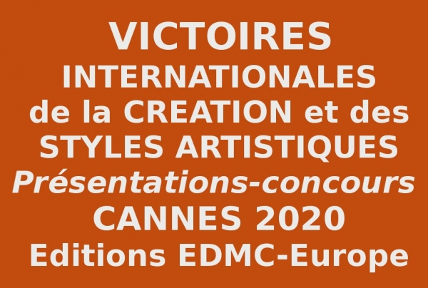 ■ VICTOIRES INTERNATIONALES DE LA CRÉATION ET DES STYLES ARTISTIQUES CANNES 2020. 