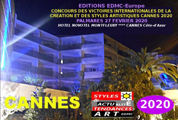 ■ VICTOIRES INTERNATIONALES DE LA CRÉATION ET DES STYLES ARTISTIQUES CANNES 2020 