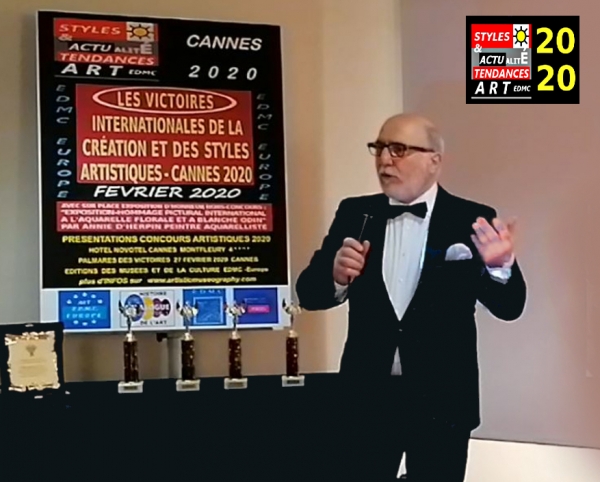 ■ PALMARES DES VICTOIRES - Ici le critique et conférencier d'art Antoine Antolini, secrétaire du Comité du Jury