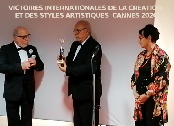 ■ PALMARES DES VICTOIRES INTERNATIONALES DE LA CRÉATION ET DES STYLES ARTISTIQUES CANNES 2020