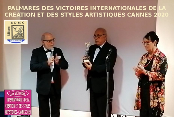 ■ PALMARÈS DES VICTOIRES INTERNATIONALES DE LA CRÉATION ET DES STYLES ARTISTIQUES CANNES 2020