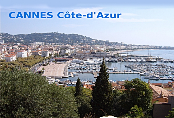 ■ Vue de CANNES Côte-d'Azur