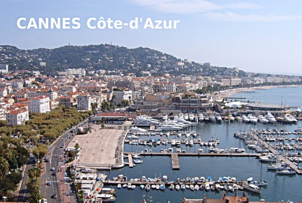 Vue de CANNES Côte-d'Azur