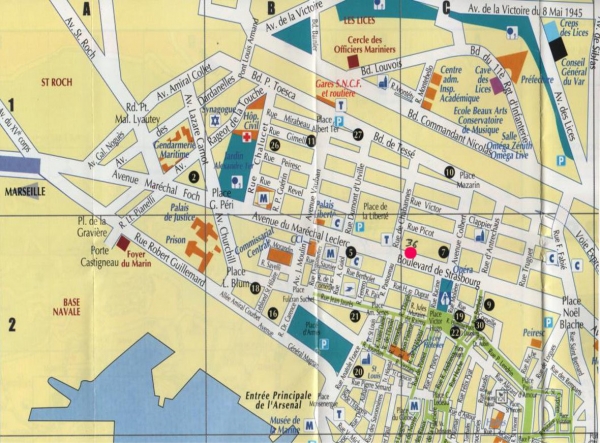 QUELQUES INDICATIONS DIRECTIONNELLES PLAN D'ACCES - PARKING LIBERTE A 30 METRES