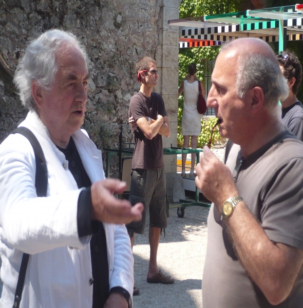 DANIEL BUREN ET ANTOINE ANTOLINI CHERCHEUR EN ART CONFERENCIER INTERNATIONAL (ASIE-CHINE)