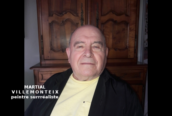Martial Villemonteix, peintre, Lauréat du Palmarès des Trophées des Arts PARIS 2020 Capitale internationale des arts et des styles.