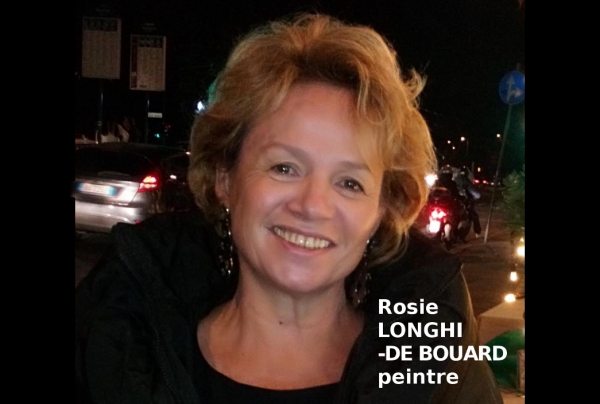 Rosie Longhi-De Bouard, peintre, Lauréate du Palmarès des Trophées des Arts PARIS 2020 Capitale internationale des arts et des styles.