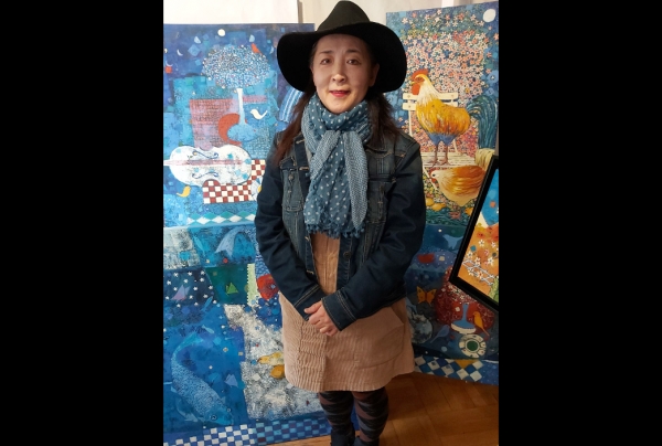 Youngmi Kim, peintre, Lauréate du Palmarès des Trophées des Arts PARIS 2020 Capitale internationale des arts et des styles.