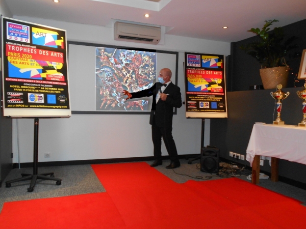 TROPHEES DES ARTS PARIS 2020 - 24 Octobre 2020 dans les Salons de l'Hôtel Mercure **** Porte de Versailles. 75015.