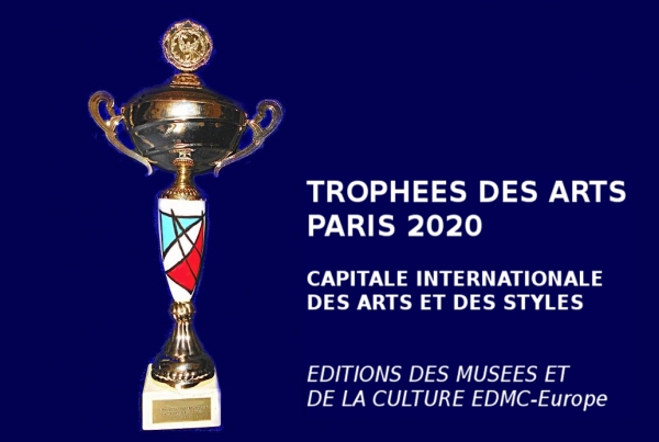 Trophées des Arts PARIS 2020. Samedi 24 Octobre 2020, dans les salons de l'Hôtel Mercure**** Porte de Versailles à PARIS.