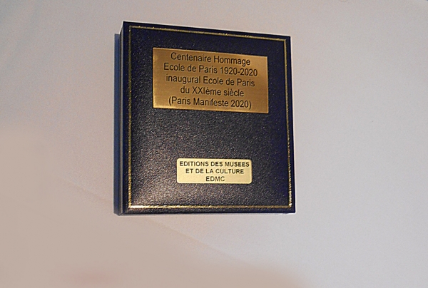 Médailles Commémoratives du Centenaire Hommage à l'Ecole de PARIS 1920-2020 