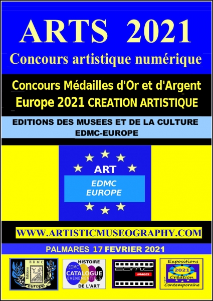 Affiche Concours Numérique EUROPE 2021 Création Artistique