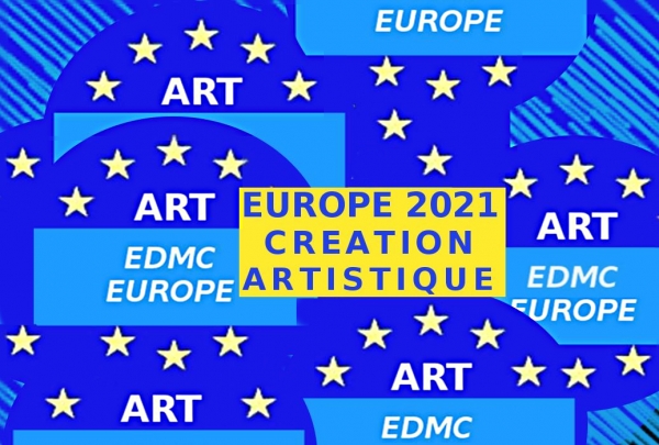Logo Concours numérique Europe 2021 Création Artistique. 