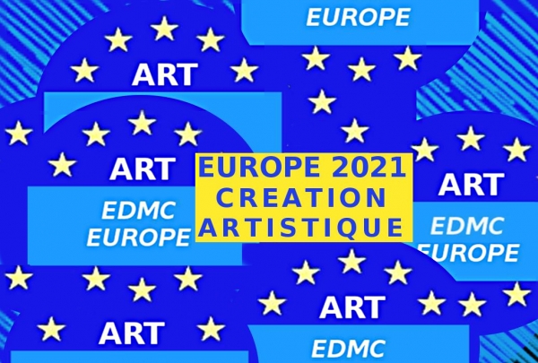 Logo Concours numérique Europe 2021 Création Artistique.