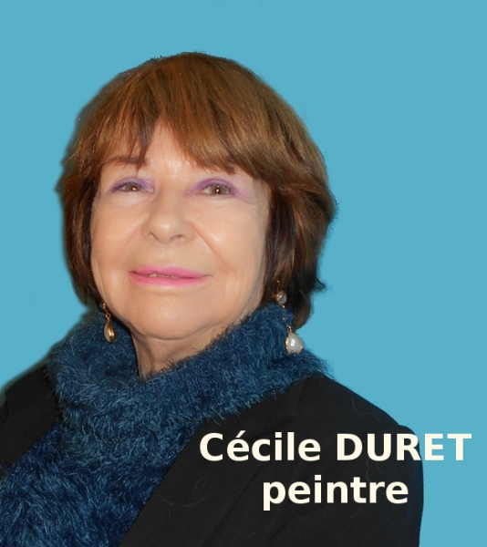 Cécile DURET, peintre, lauréate du Palmarès, Trophée d'Excellence dans les Beaux-Arts 2021 Avec les félicitations du Jury.