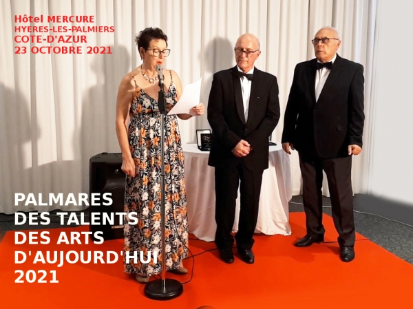 Cérémonies du Palmarès Talents des Arts d'Aujourd'hui compétition sélection 