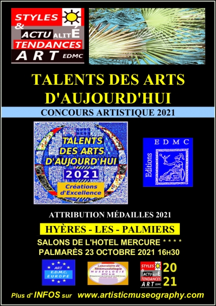 Affiche Talents des Arts d'Aujourd'hui 2021