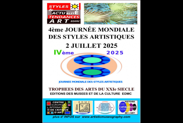 Affiche de la IVe Journée Mondiale des Styles Artistiques 2025