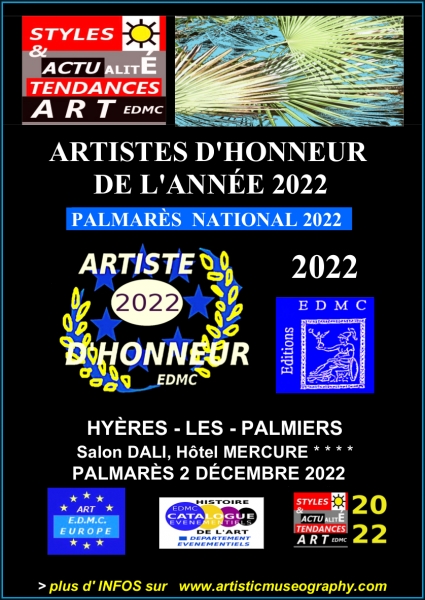 Affiche de l'Événementiel Artistes d'Honneur de l'Année 2022 