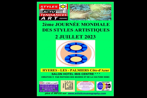 Affiche de la 2EME Journée Mondiale des Styles Artistiques 02 07 2023