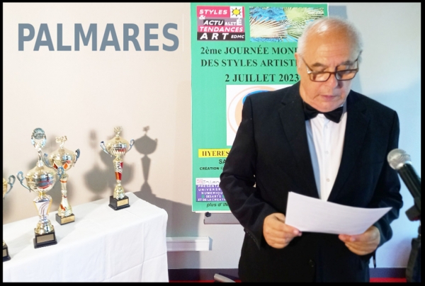 Annonce du Palmarès 2EME Journée Mondiale des Styles Artistiques 02 07 2023