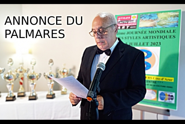 Palmarès 2EME Journée Mondiale des Styles Artistiques 02 07 2023