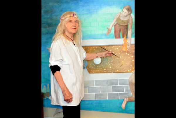   Margaretha GUBERNALE, artiste-peintre. Son univers pictural poétique, son style maîtrisé, ont séduit le Comité du Jury lui attribuant à l'unanimité le 2 Juillet 2024 le Trophée de la IIIe Journée Mondiale des Styles Artistiques.(France 2/07/2024)