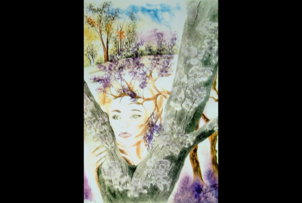 Avec ''Dissimulation'' 40x30cm Fanny LAFFITTE nous dit comment entrevoir ce qui nous est caché dans la nature, comment le révéler. L'artiste personnifie cette dualité féerique de la nature et de la vie dans le secret d'un paysage.