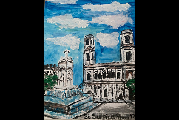 vue de PARIS, oeuvre de Toshio ASAKI, artiste peintre 