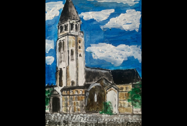 vue de PARIS, oeuvre du peintre Toshio ASAKI