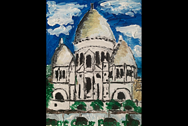 vue de PARIS, oeuvre du peintre Toshio ASAKI