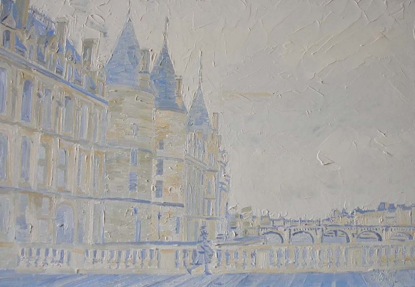 PARIS - CONCIERGERIE (38X55) PEINTURE DE PHILIPPE SKOWRON