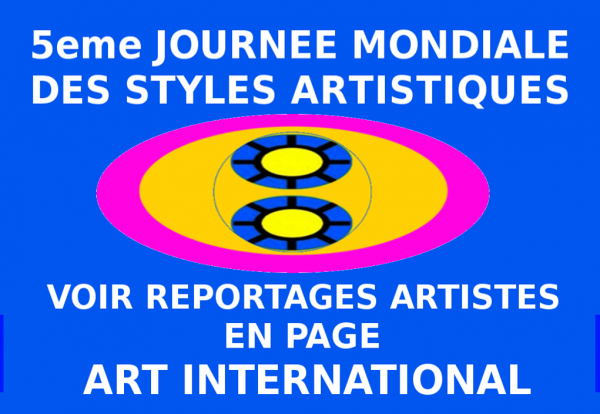 REPORTAGES IMAGES ARTISTES EN PAGE ''ART INTERNATIONAL''