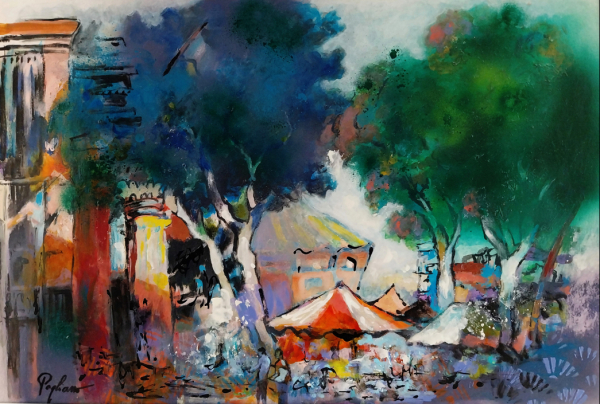 ''AVIGNON - Place de l’Horloge avec carrousel