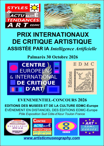 Critique artistique assistée par Intelligence Artificielle IA © Affiche EDMC-Europe Octobre 2026