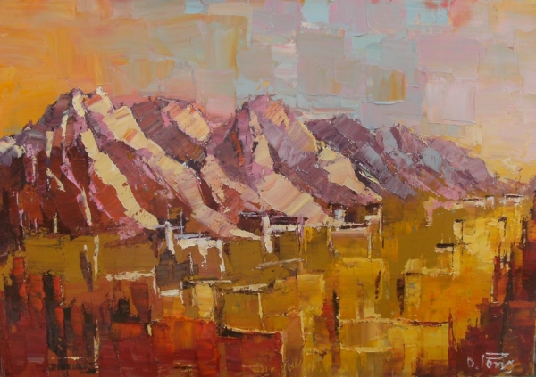 PEINTURE PAYSAGISTE RESTRUCTURALISME DAVID PONS, PEINTRE 