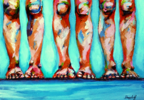 LES TROIS ENFANTS,  BETTINA SCHOPPHOFF RENOUVELLE L'APPROCHE ET LE SENS  DU SUJET FIGURATIF