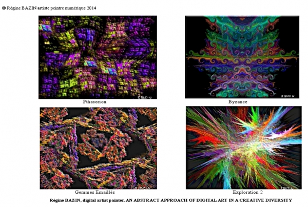 Régine BAZIN,peintre numérique / Fiche de  presse / Chine