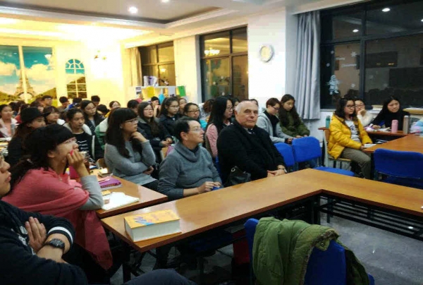7 Conférence d'Antoine Antolini sur la Muséologie à l'Université de l'HEBBEI en Chine - Vue de l'auditoire