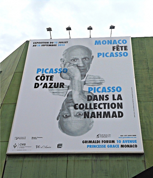 MAGNIFIQUE EXPOSITION SUR LA COTE-D'AZUR AVEC PICASSO AU FORUM GRIMALDI DE MONACO