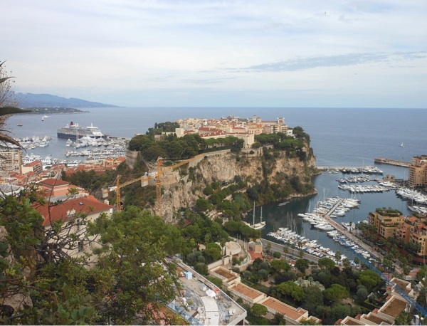 VUE DU ROCHER DE MONACO