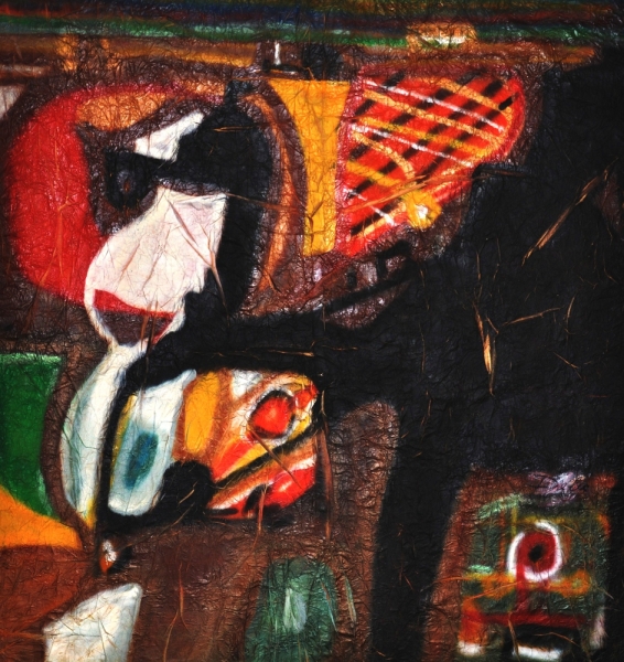 Alain Délic, peintre abstrait 