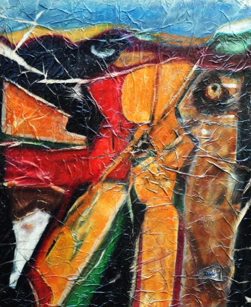 Alain Délic, peintre abstrait, 