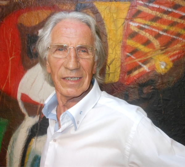 Alain Délic, peintre contemporain abstrait. 