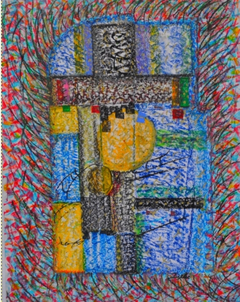 Alain Délic, peintre abstrait, 