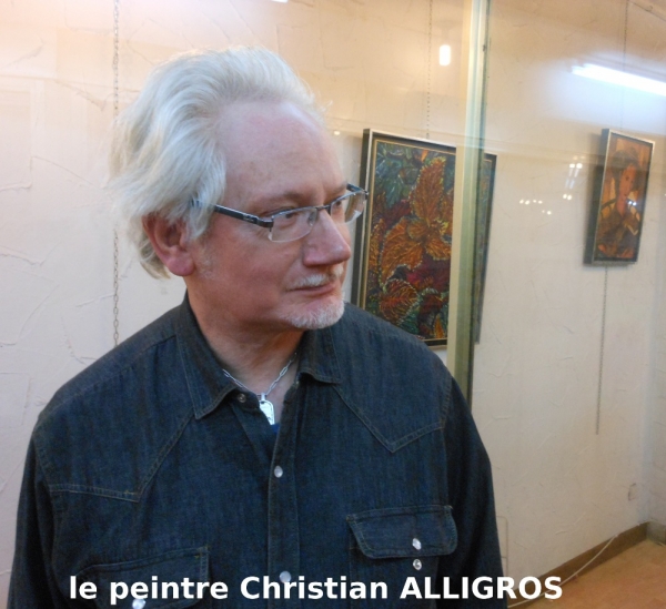 Le peintre Christian Alligros