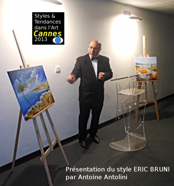 Présentation du style ERIC BRUNI par Antoine Antolini CANNES 2013