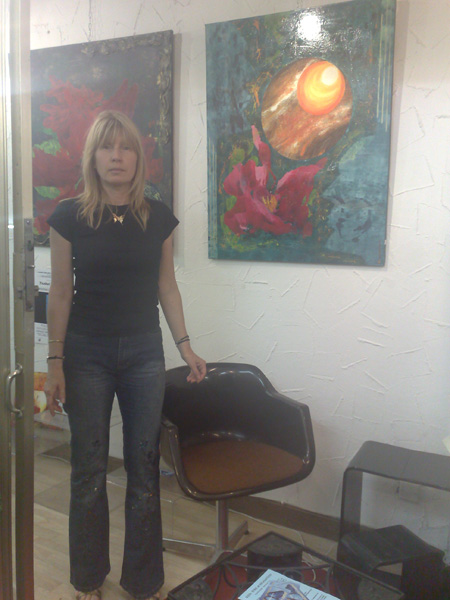 Ysabel Carrera, peintre.