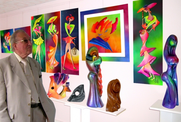 Le maître Georges CASTILLE, peintre sculpteur plasticien. Son talent inouï concentre entre ses mains les techniques les plus nobles des Beaux-Arts. Il hisse au summum de l'art un univers contemporain qui  préserve les fondamentaux de l'acte créatif.